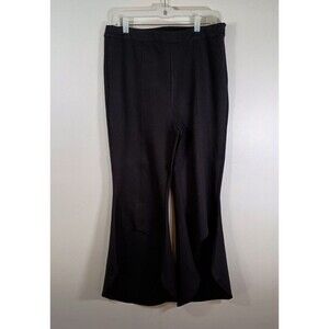 NWT Forever 21 Plus Flare Black High Rise Zipper Flat Front Pants Womens Size 2X